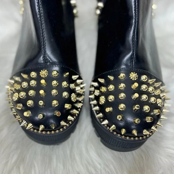 Cape Robbin Studded Spiked Chelsea Boots [S415] - Picture 4 of 12